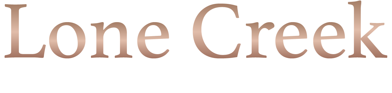 logo reading "Lone Creek Custom Homes"